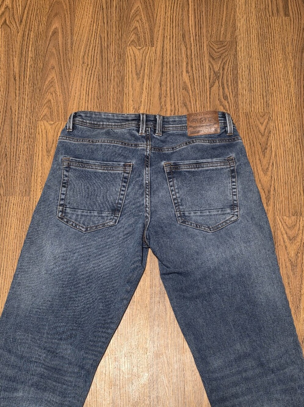 Vintage Bench Denim Classic Blue Straight Leg Jeans Women's 30 Y2K Streetwear - Picture 12 of 13